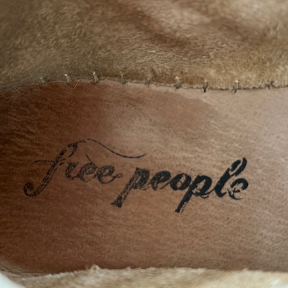 Free People Laurel Canyon Camel Tan Leather Espadrilles - 9 - Picture 14 of 16